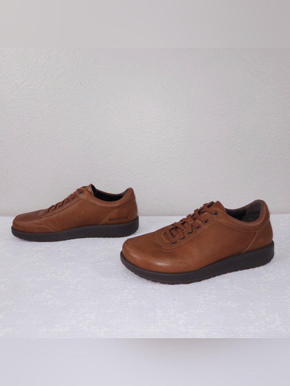BIRKENSTOCK Honnef 365 Sneakers Brown Leather Lace-Up EU 40